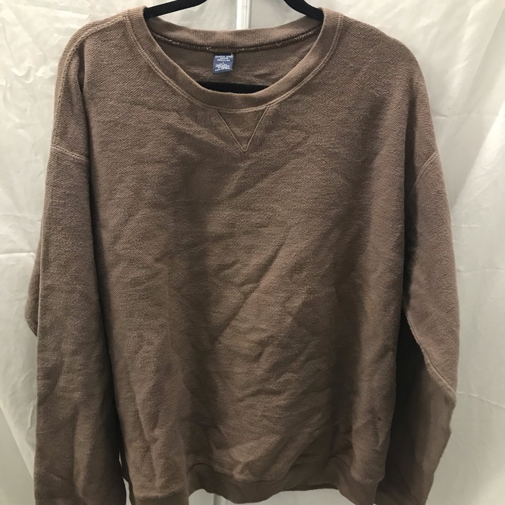 Lands' End Men's Crewneck Sweater - Brown